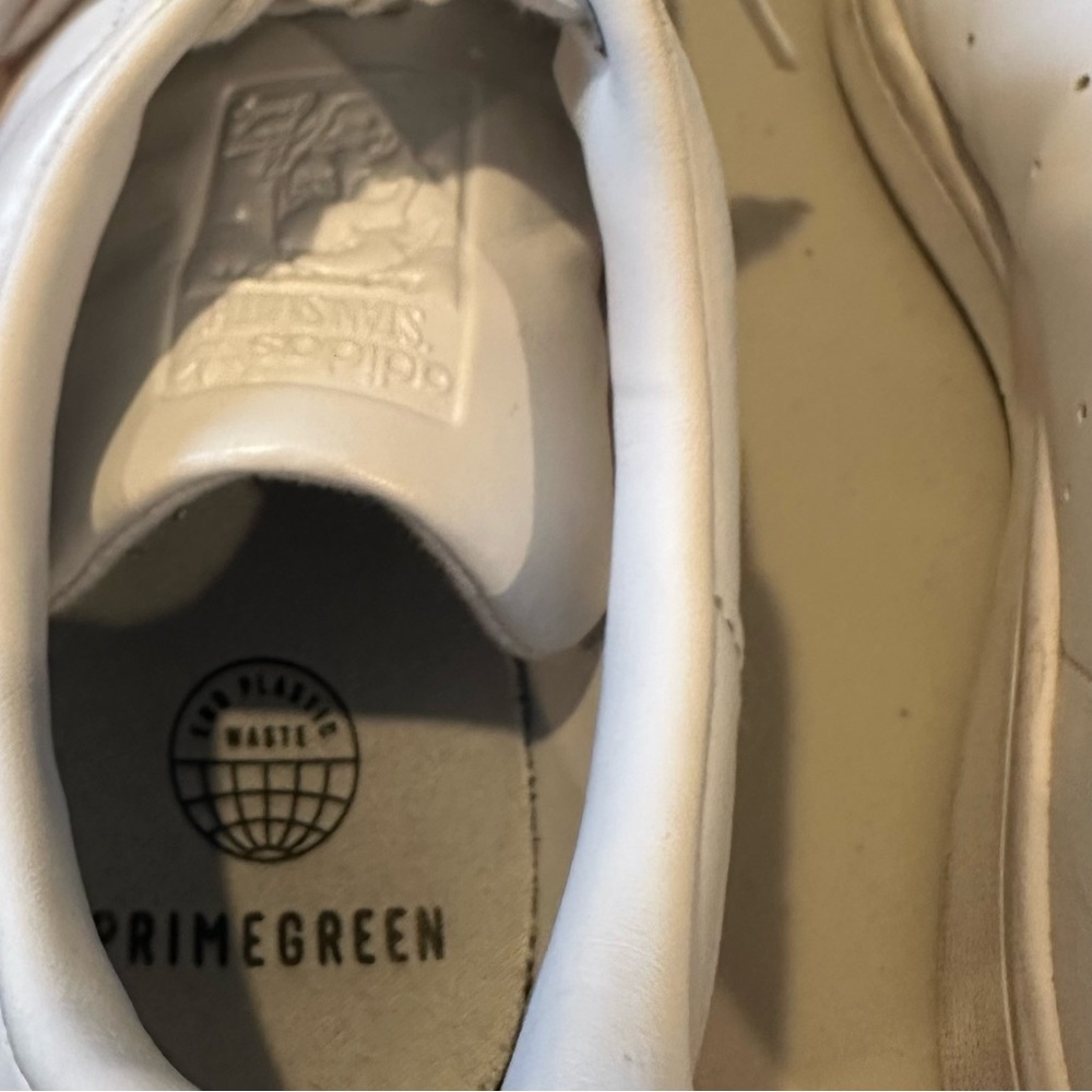 adidas Originals Stan Smith Leather Sneaker in All White - Picture 5 of 7